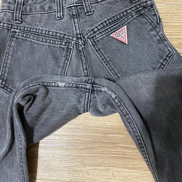 Vintage 80's Guess Jeans Faded Black Size 28 - Picture 9 of 11